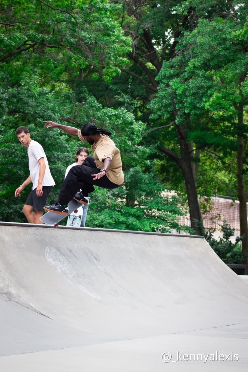 Street skateboarding in New York City